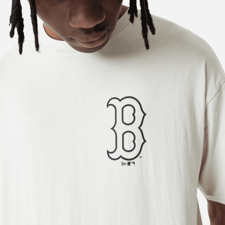New Era Boston Red Sox Graphic Tee White - Hympala Store