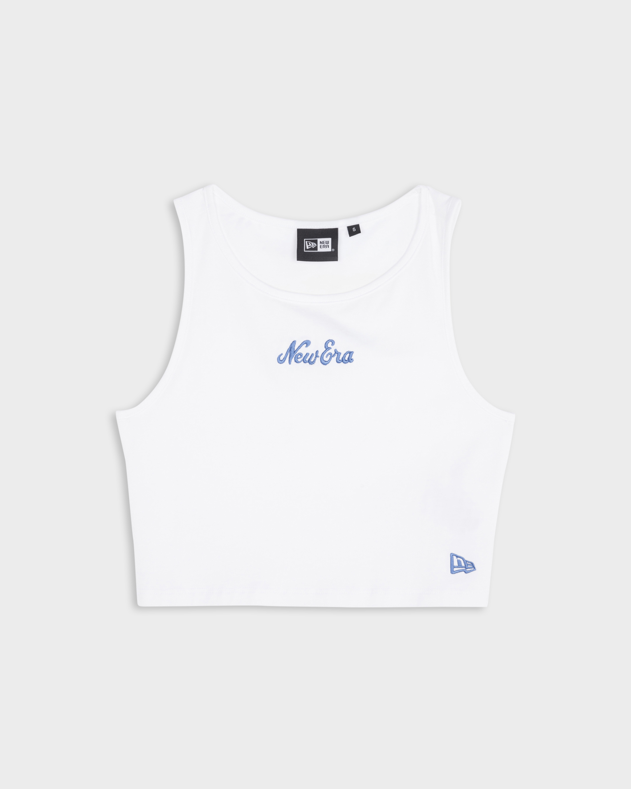 Womens Crop Tank Top White