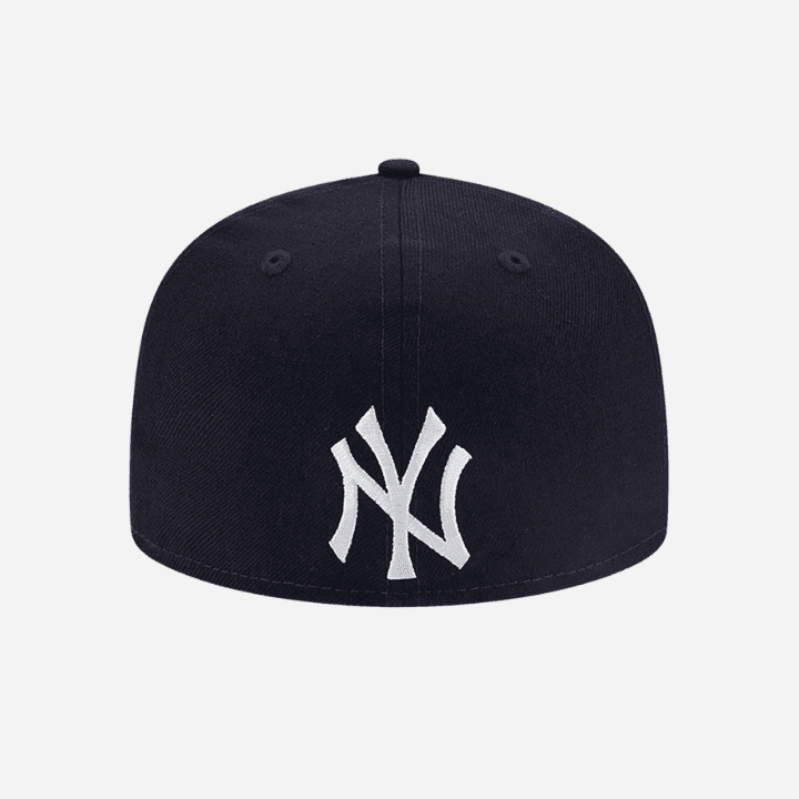 New Era New York Yankees Reverse Logo Navy 59FIFTY Fitted Cap - Hympala Store