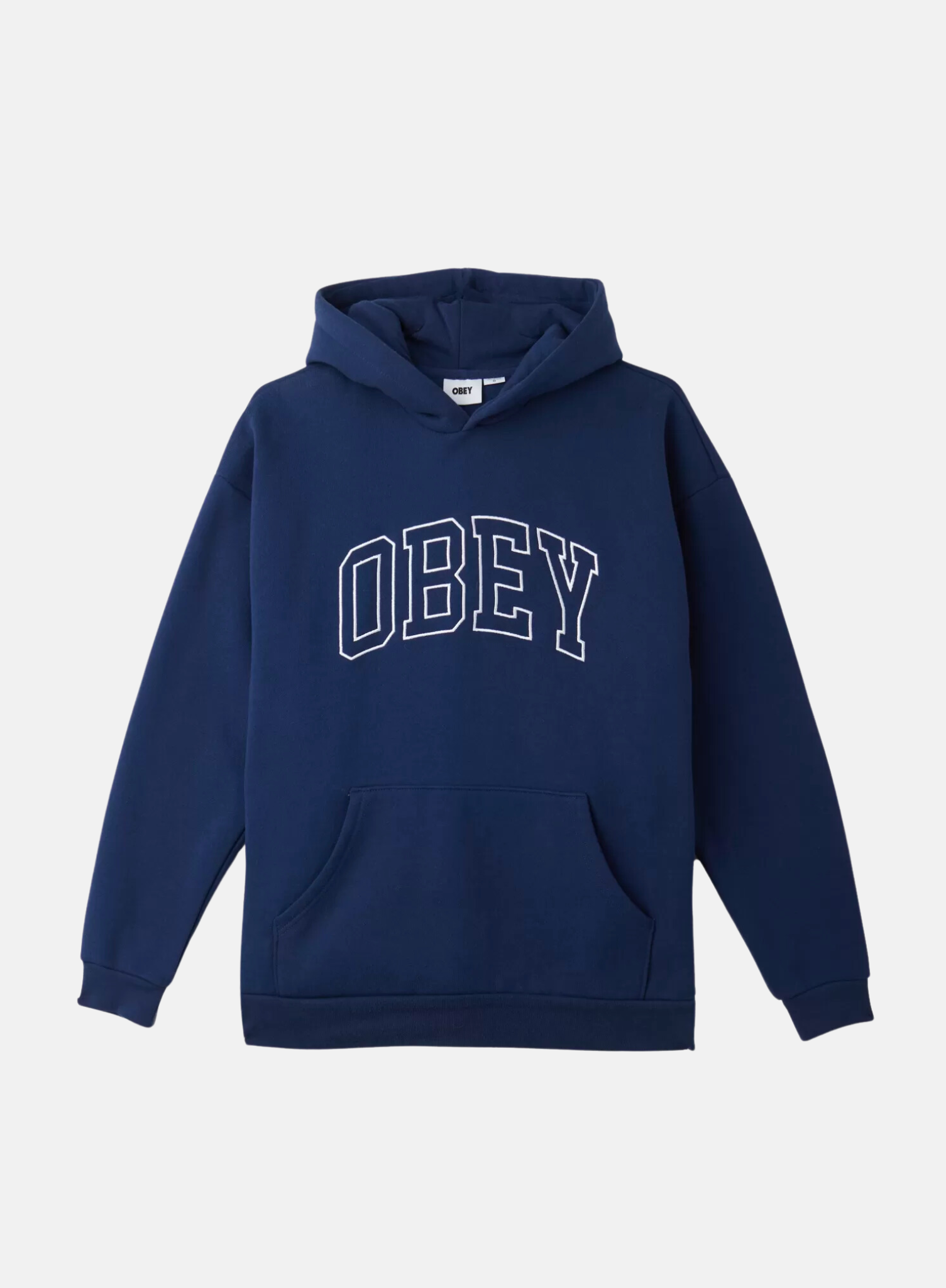 OBEY Collega Extra Heavy Hoodie Navy - Hympala Store