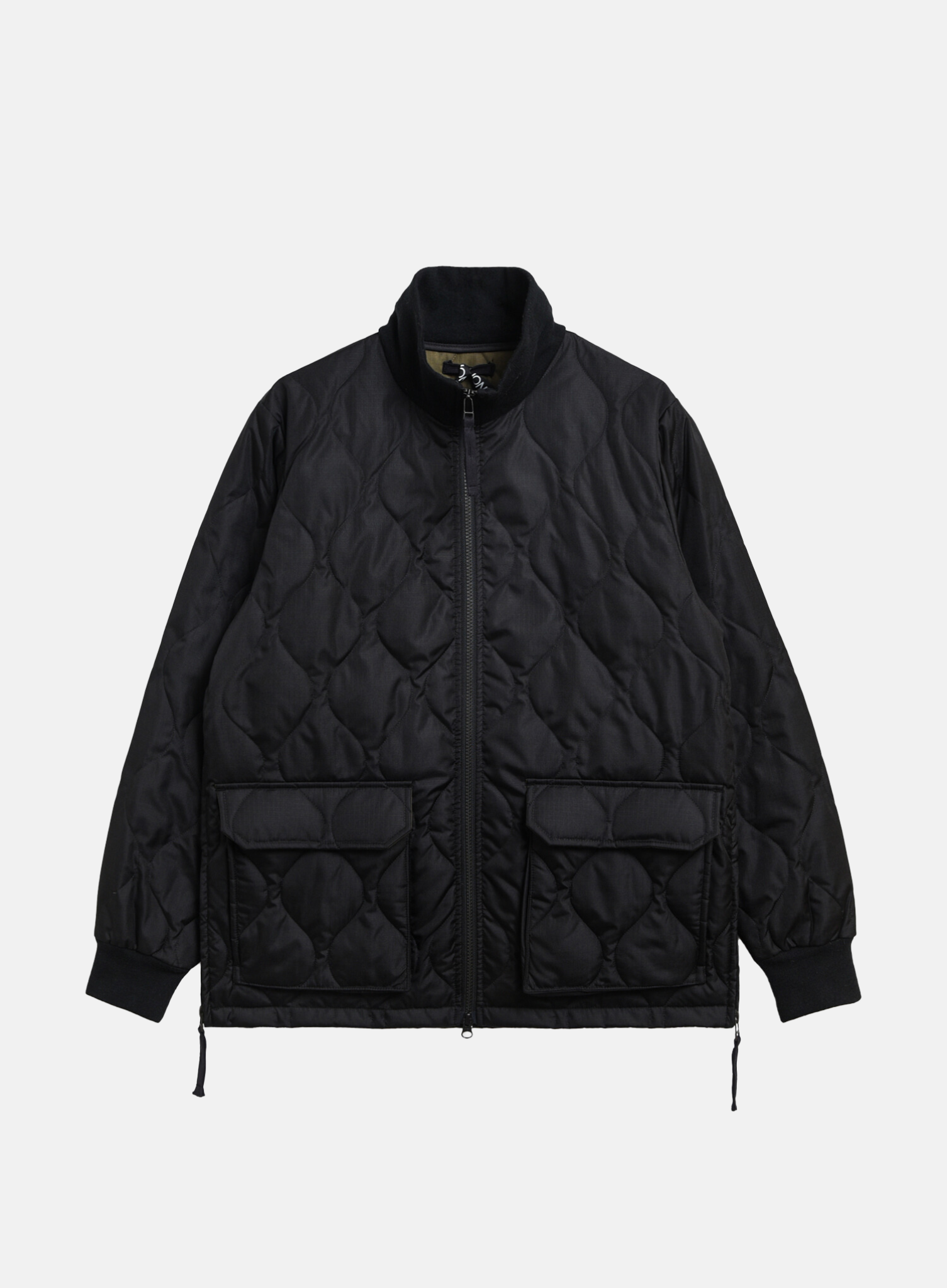 TAION MILITARY HI NECK DOWN JACKET BLACK - Hympala Store
