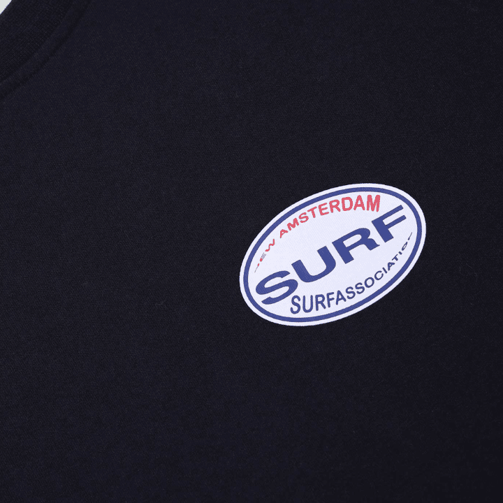 New Amsterdam Surf Association Surf Tee Black - Hympala Store