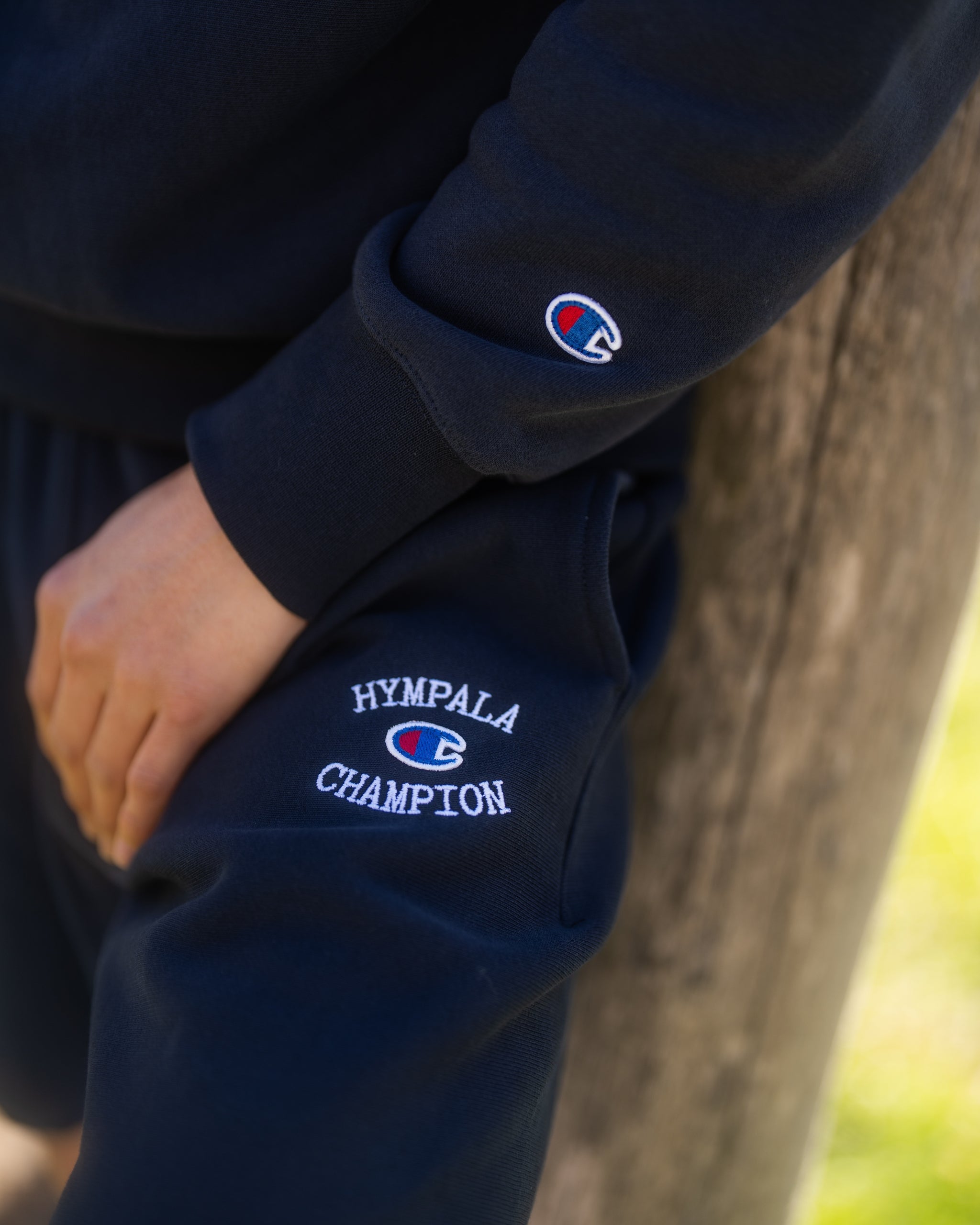 x Champion Reverse Weave Cotton Shorts Navy