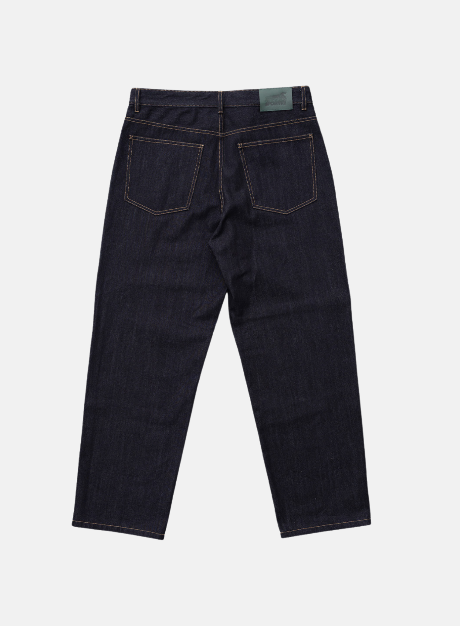 Raw Denim Wide Leg Pants