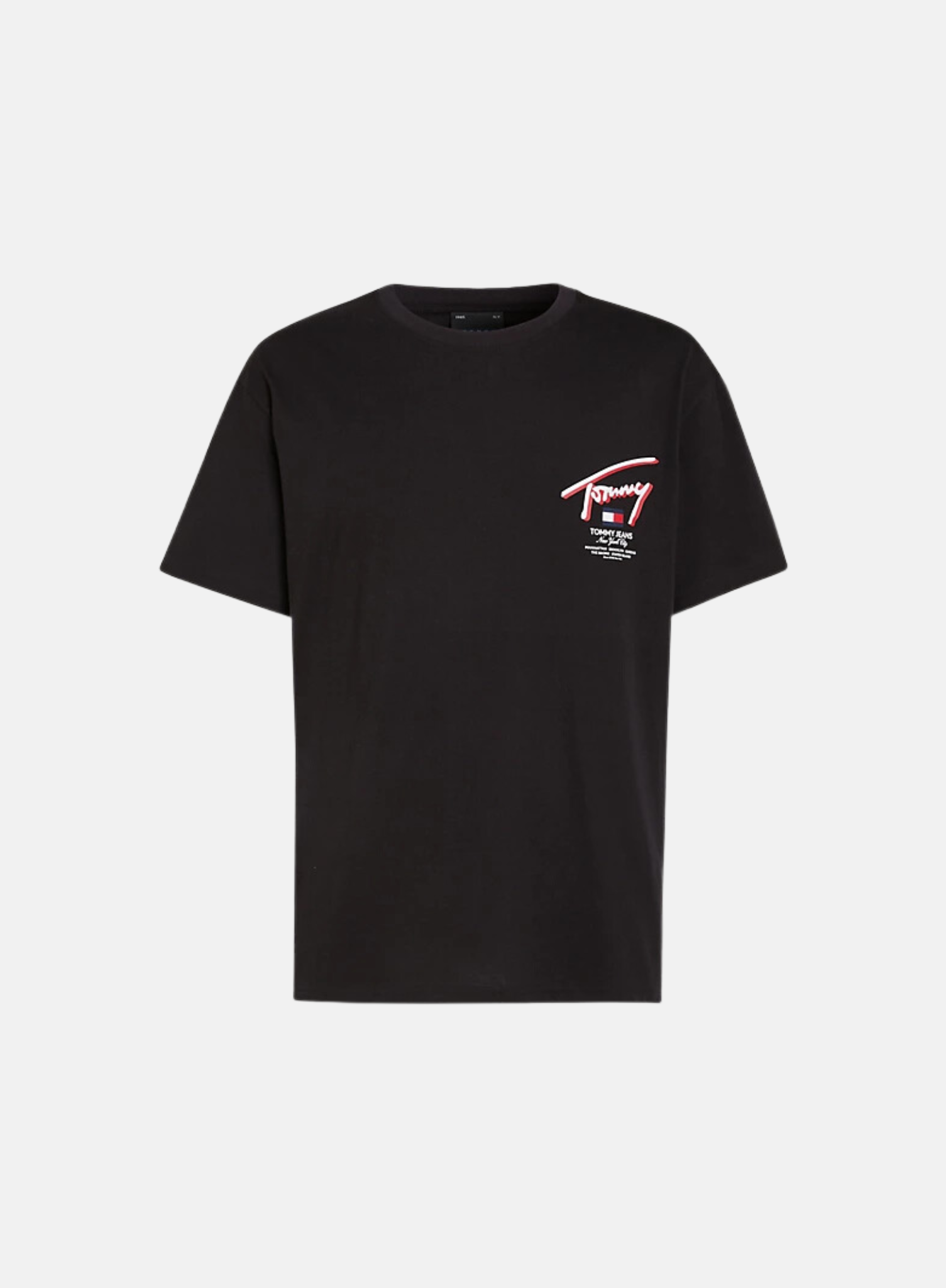 Tommy Jeans TJM Regular 3D Street Tee Black - Hympala Store
