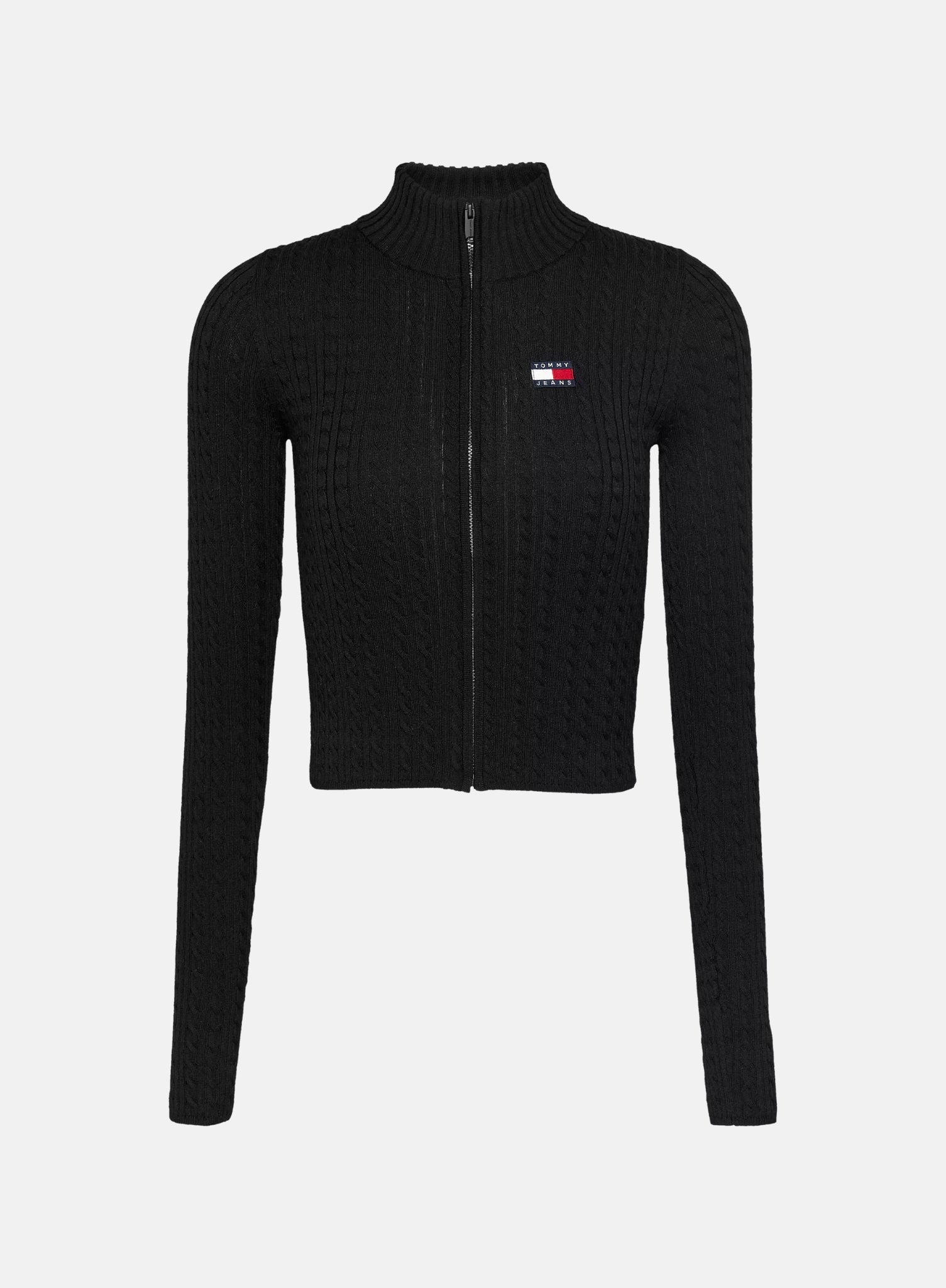 TJW Zip-Trough Top Black