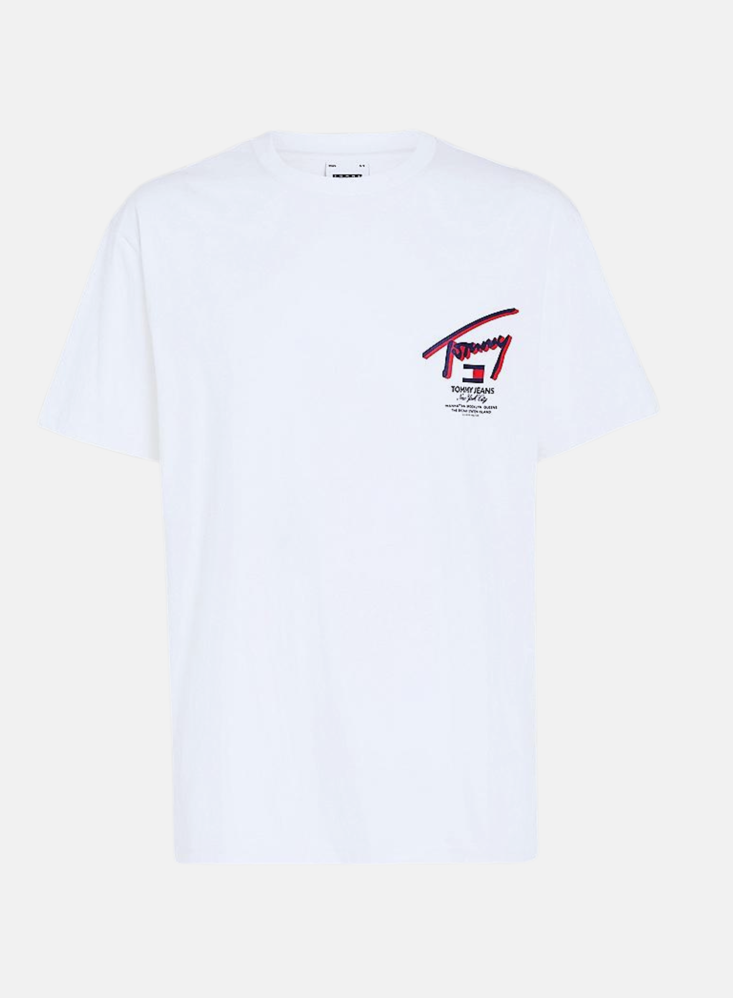 Tommy Jeans TJM Regular 3D Street Tee Natural - Hympala Store