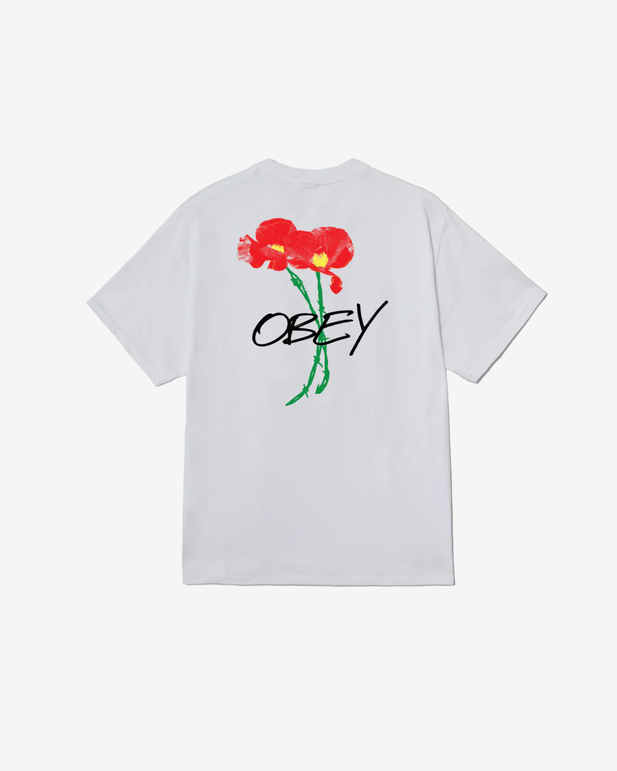 Poppies Tee White