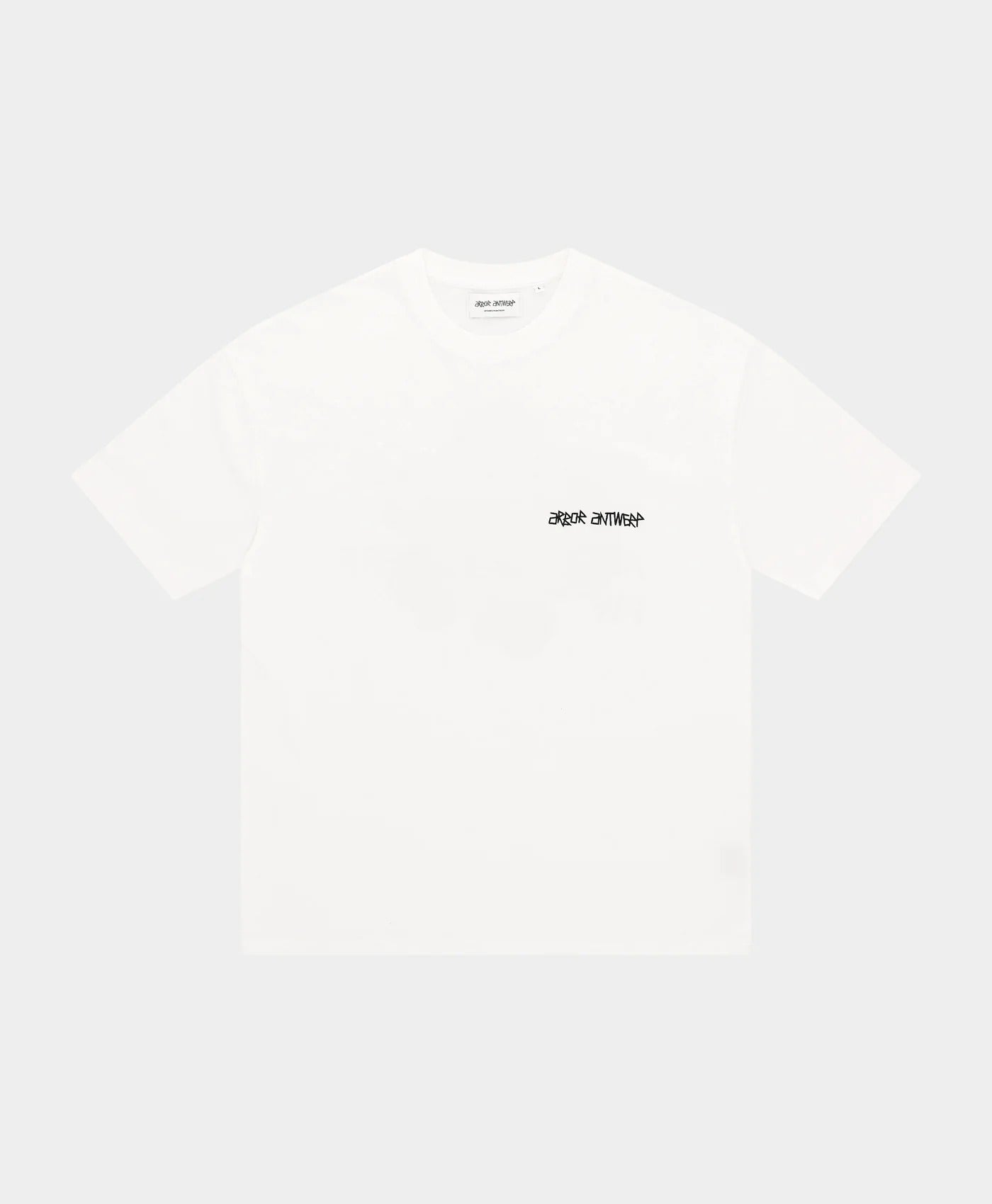 Black Blossoms Tee White