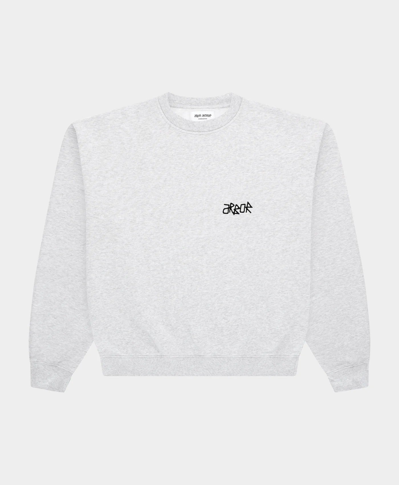 Orange Poppy Crewneck Grey