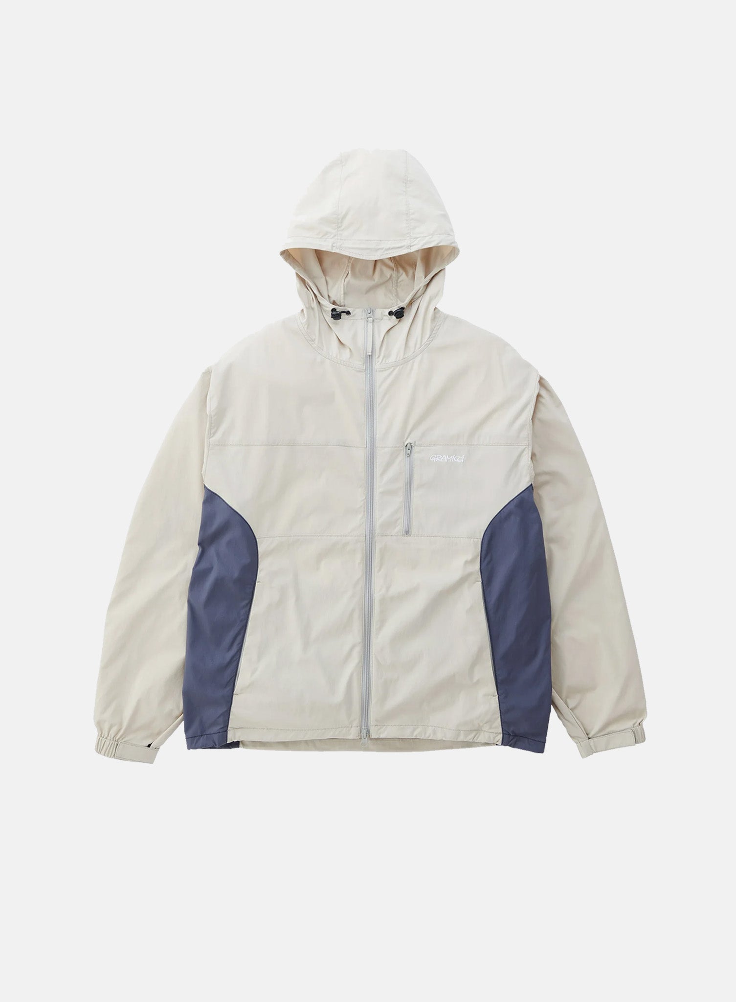 Gramicci Softshell Nylon Hooded Jacket Stone Grey - Hympala Store