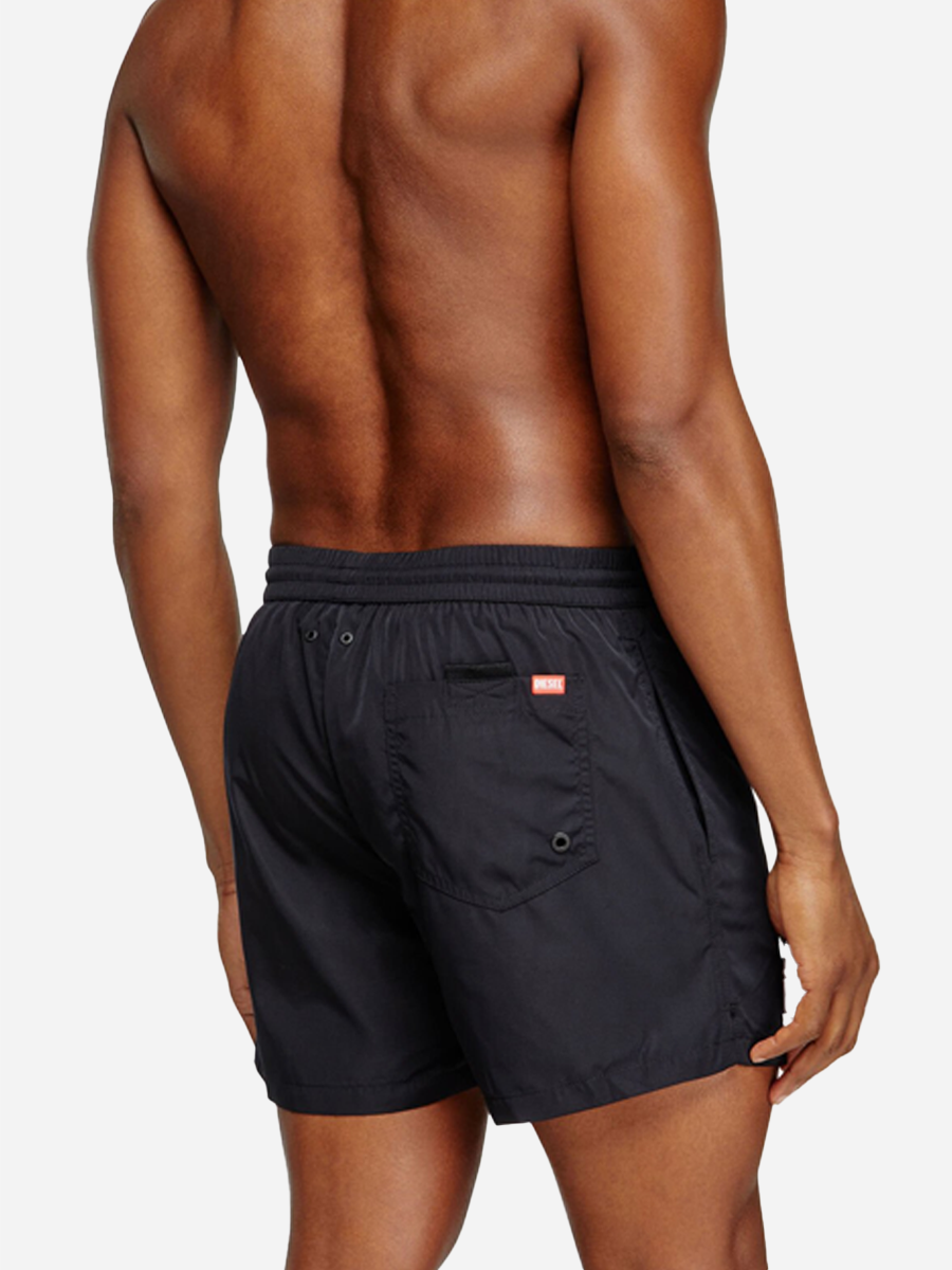 Logo Print Shorts Black