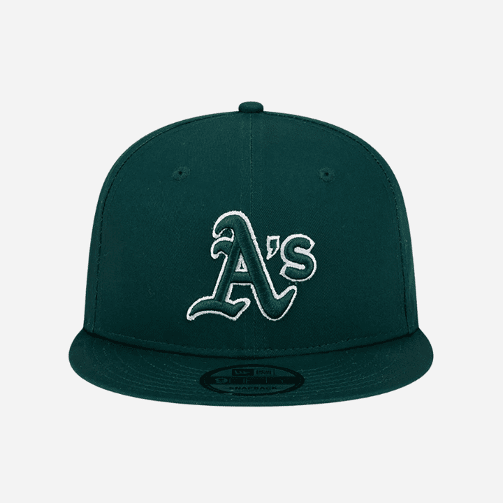 Oakland Athletics Side Patch Green 9FIFTY Snapback Cap