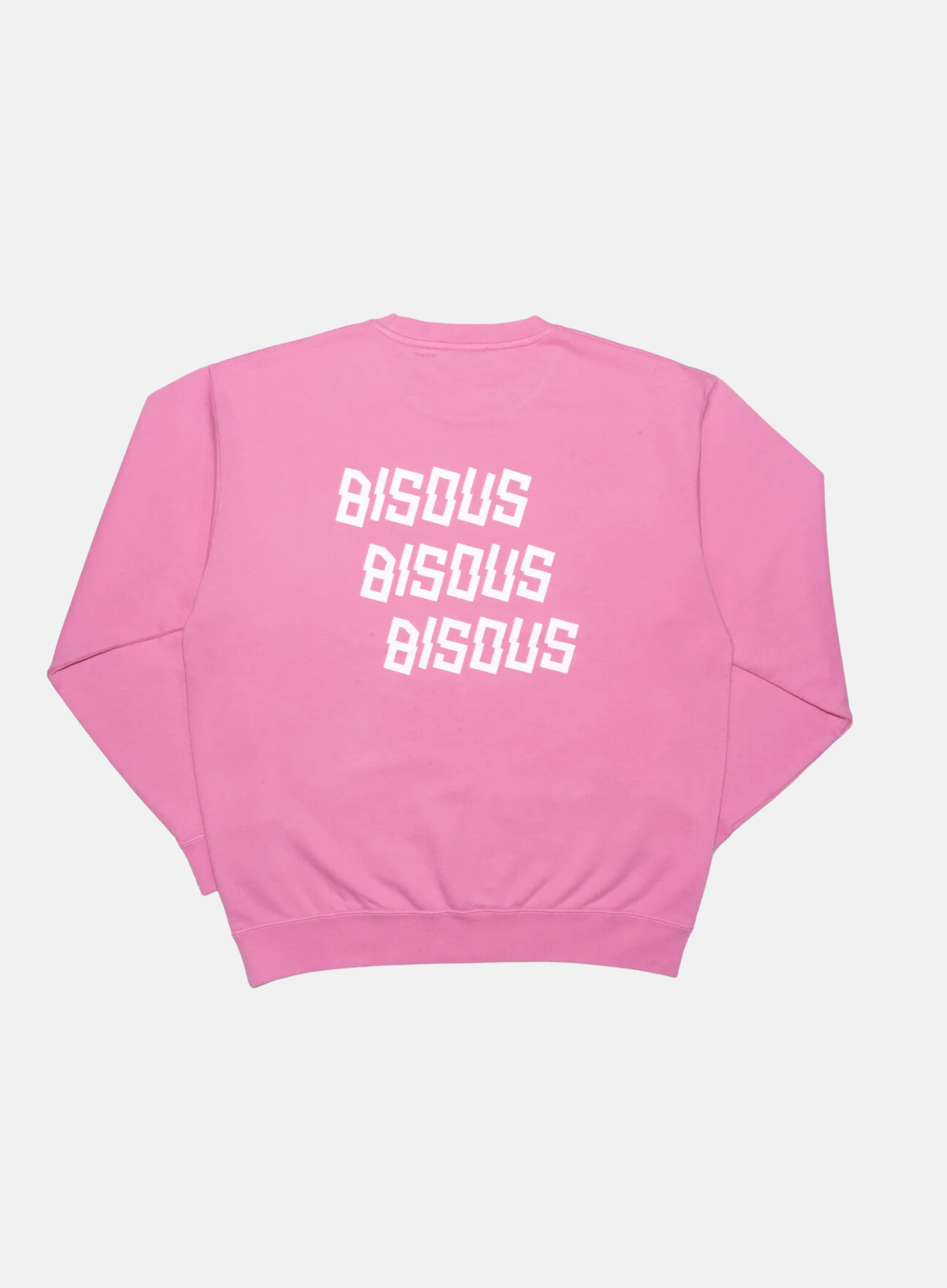Bisous X3 Crewneck Pink