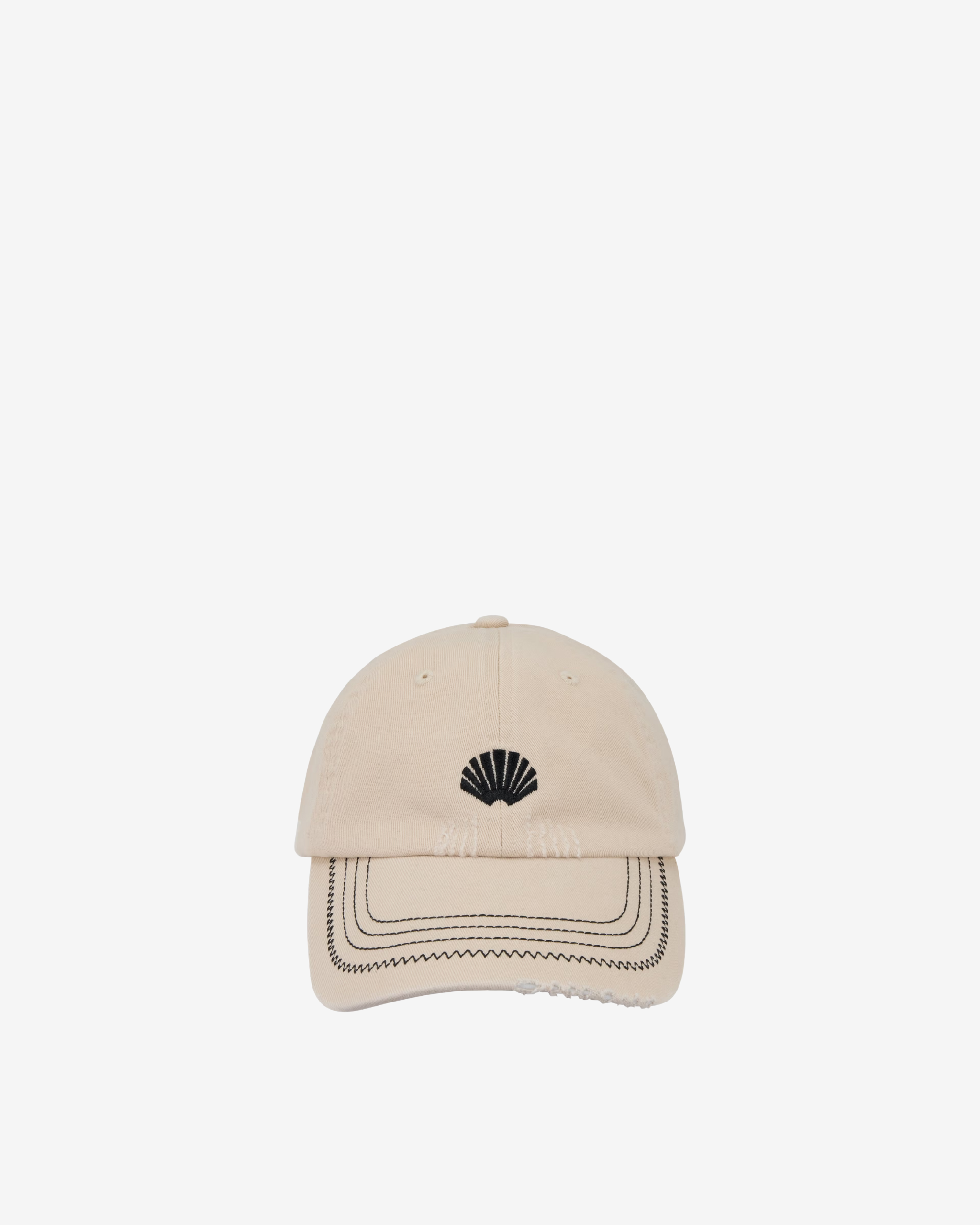 Distressed Logo Cap Wood Ash