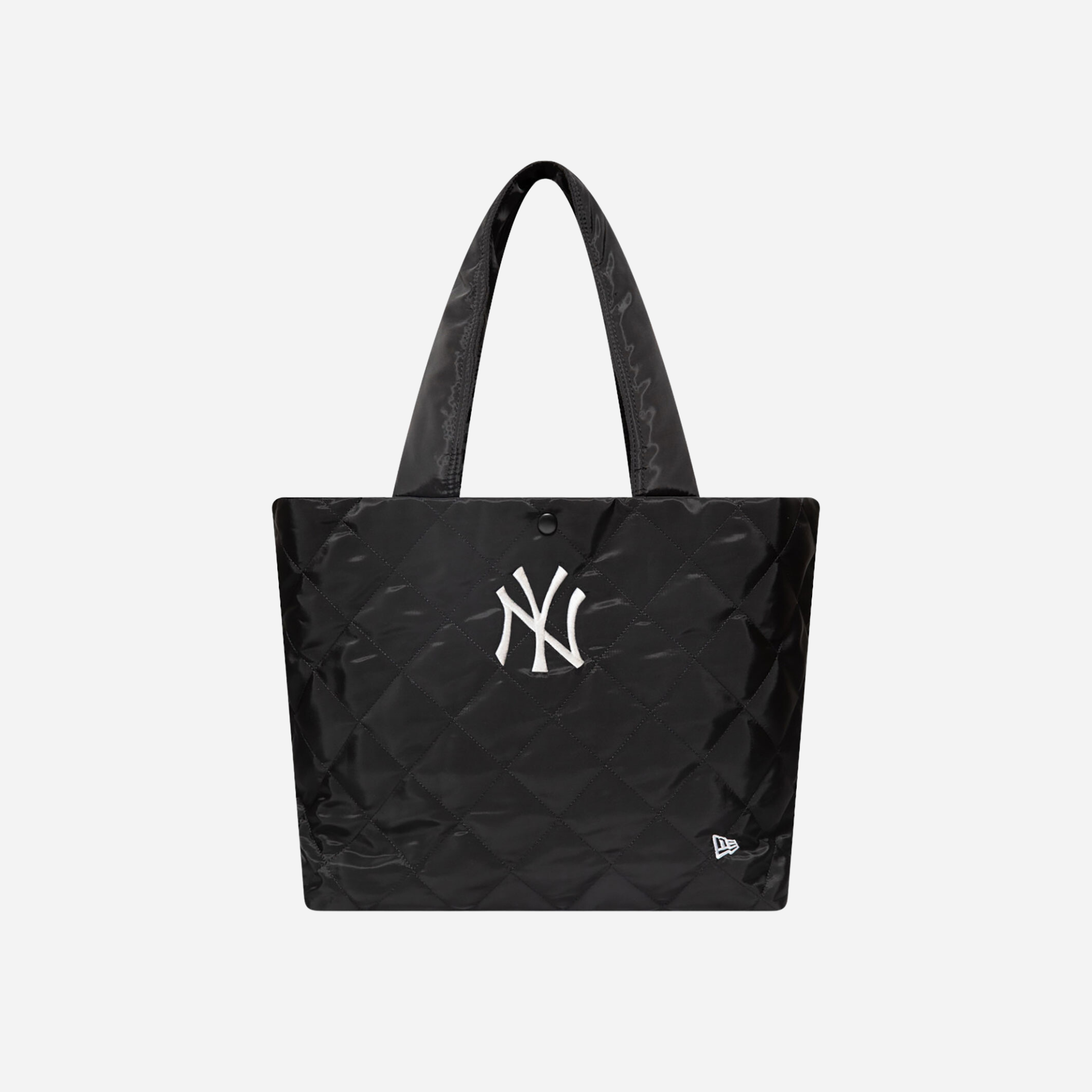 NY Yankees Quilted Black Tote Bag