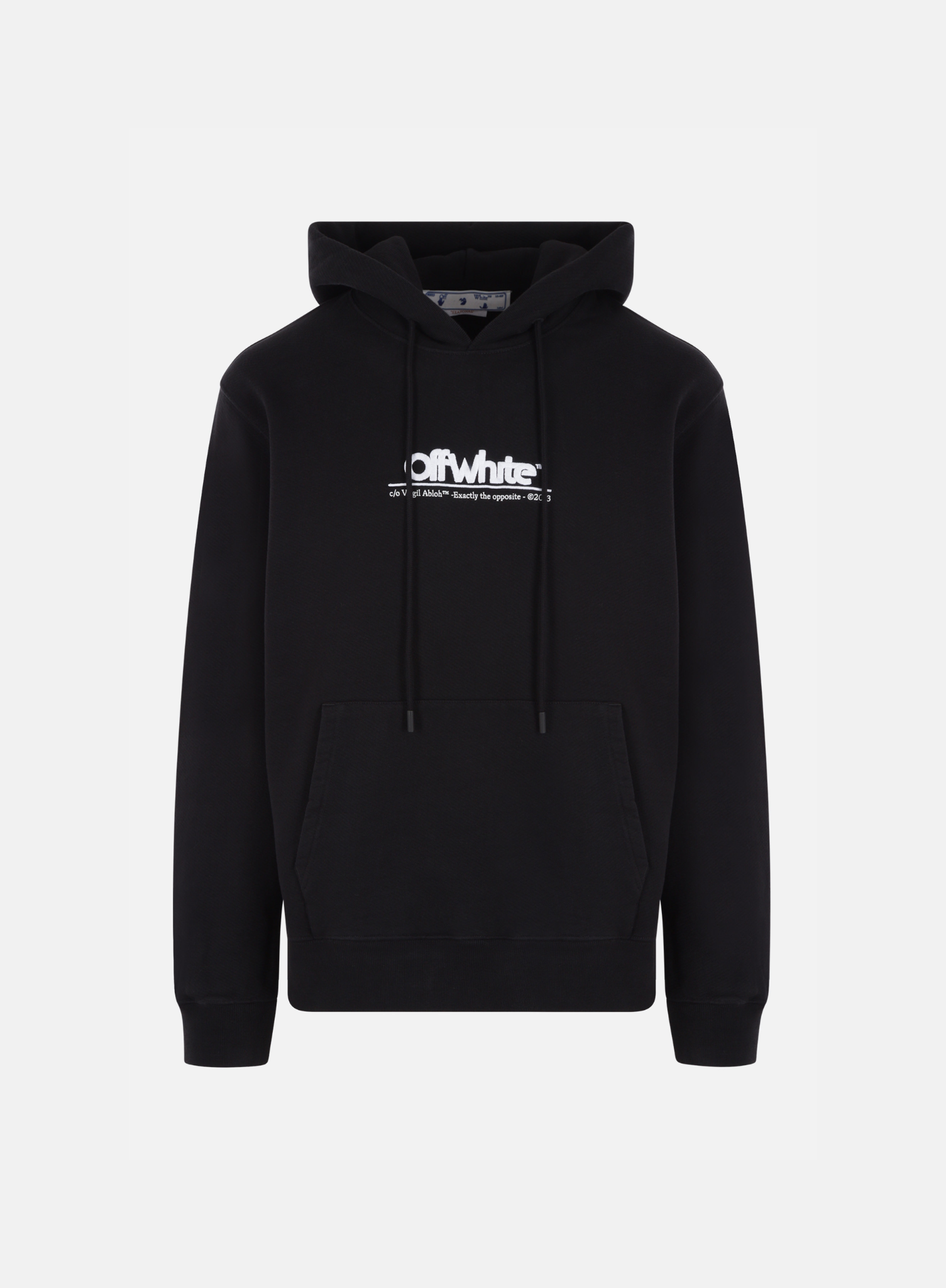Off-White Chunky Logo Hoodie Black - Hympala Store 