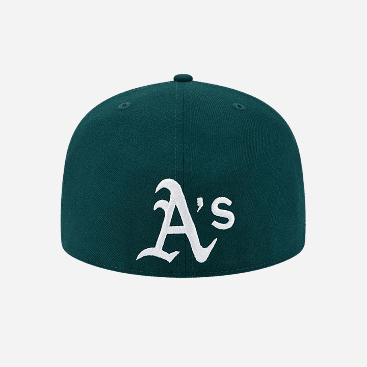Oakland Athletics Reverse Logo Dark Green 59FIFTY Fitted Cap