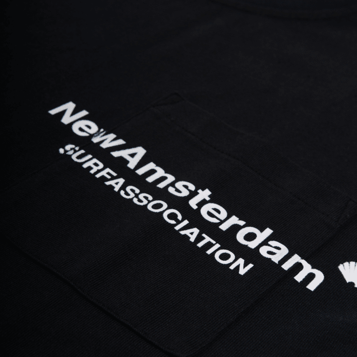 Throw Pocket Tee Black