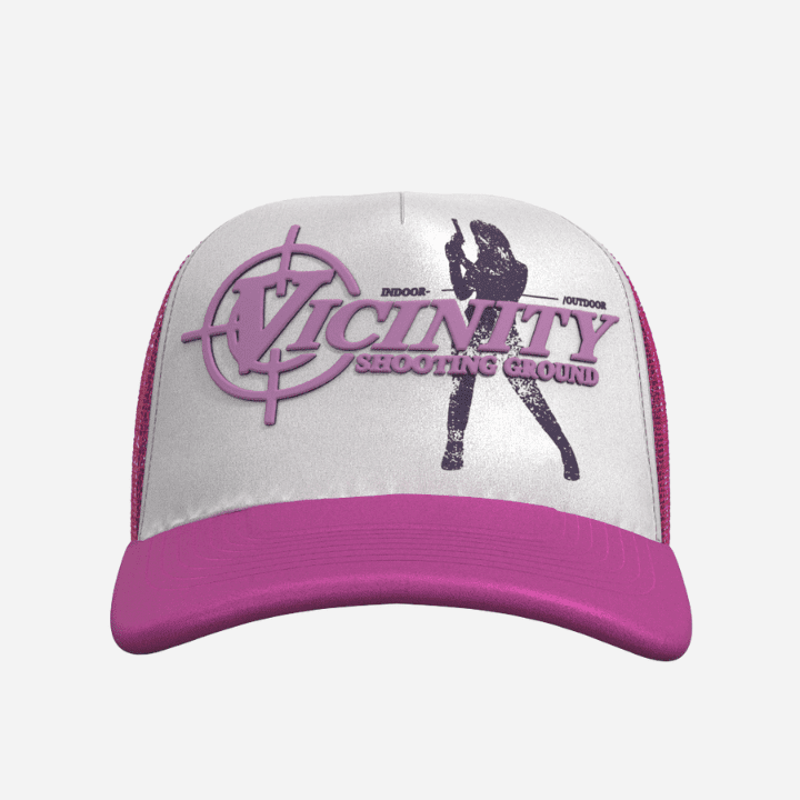 Shooting Ground Trucker Cap Pink