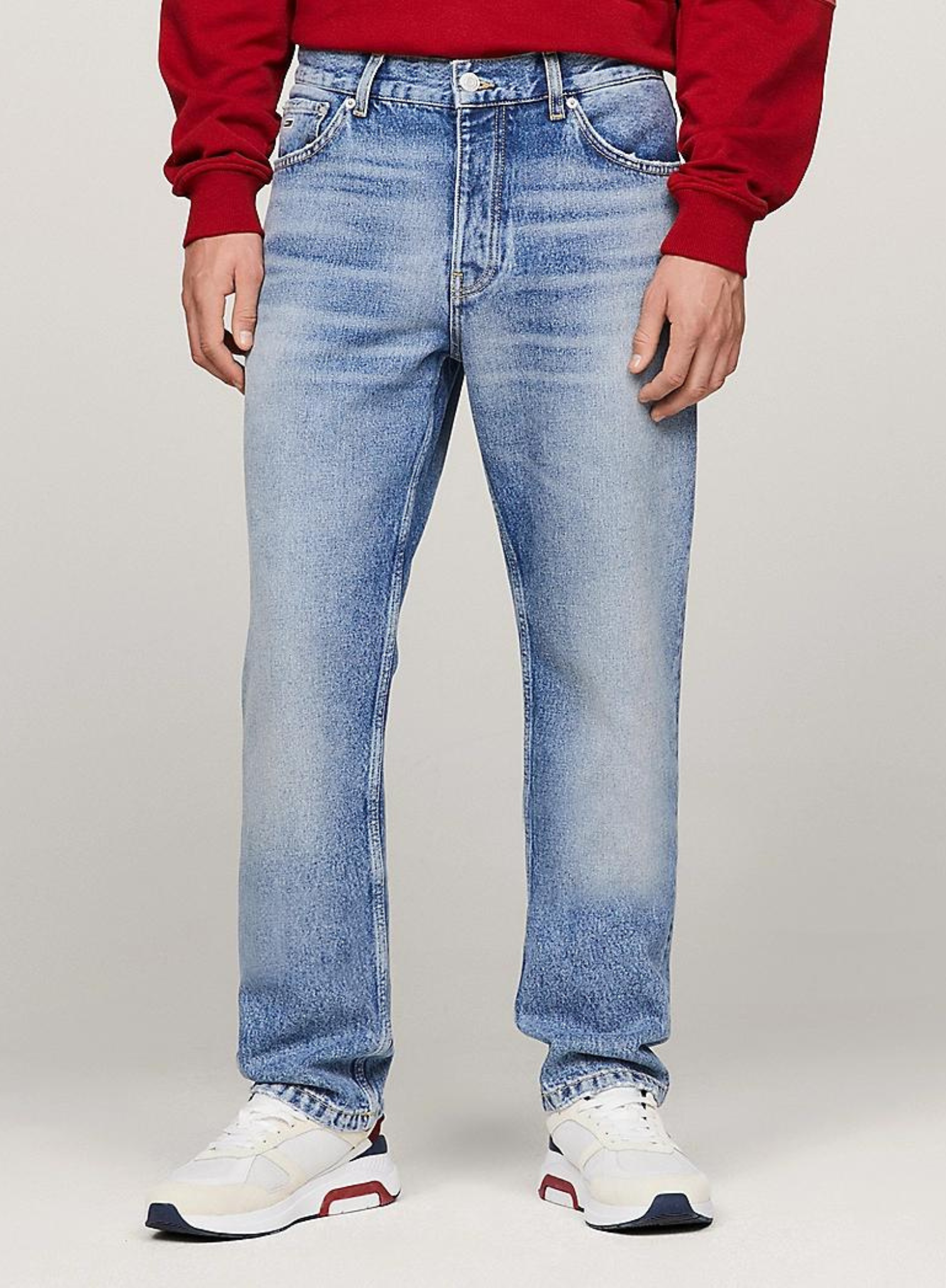 Ethan Relaxed Straight Faded Jeans