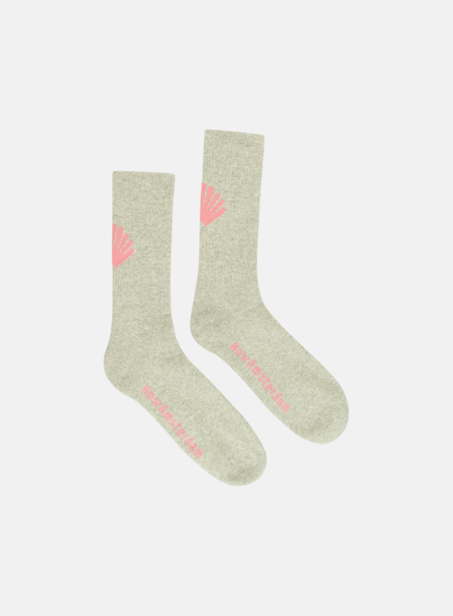 Logo Socks Ash Grey