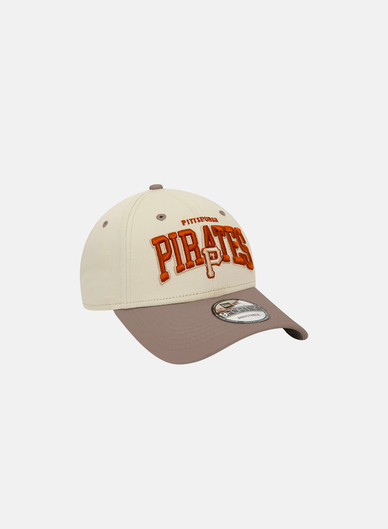 New Era Pittsburgh Pirates White Crown Ivory 9FORTY Adjustable Cap - Hympala Store 