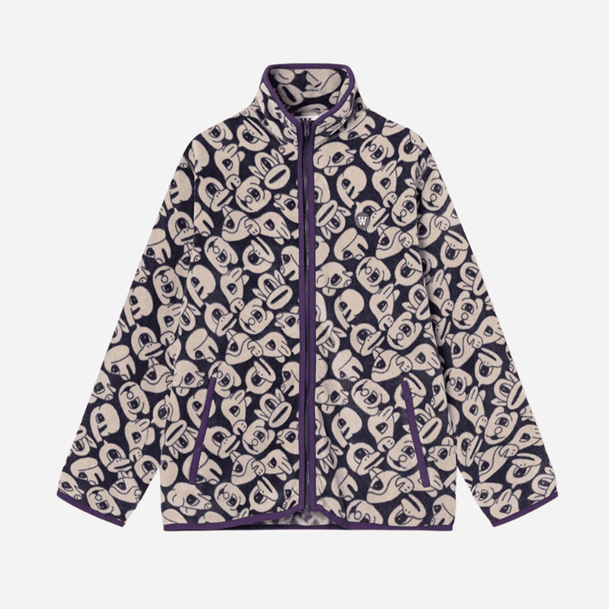 Jay Zoo Zip Fleece Sweatshirt