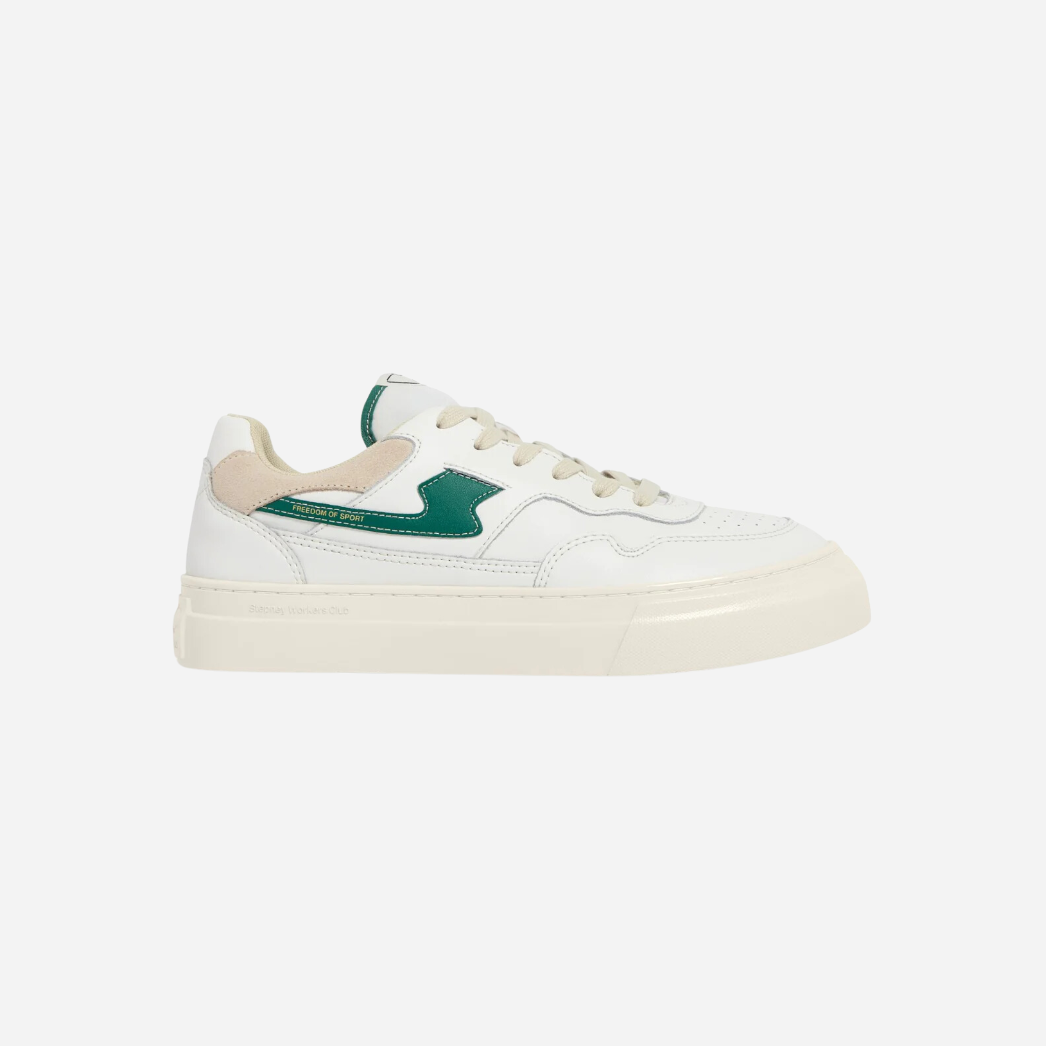 Pearl S-Strike Leather White/Green