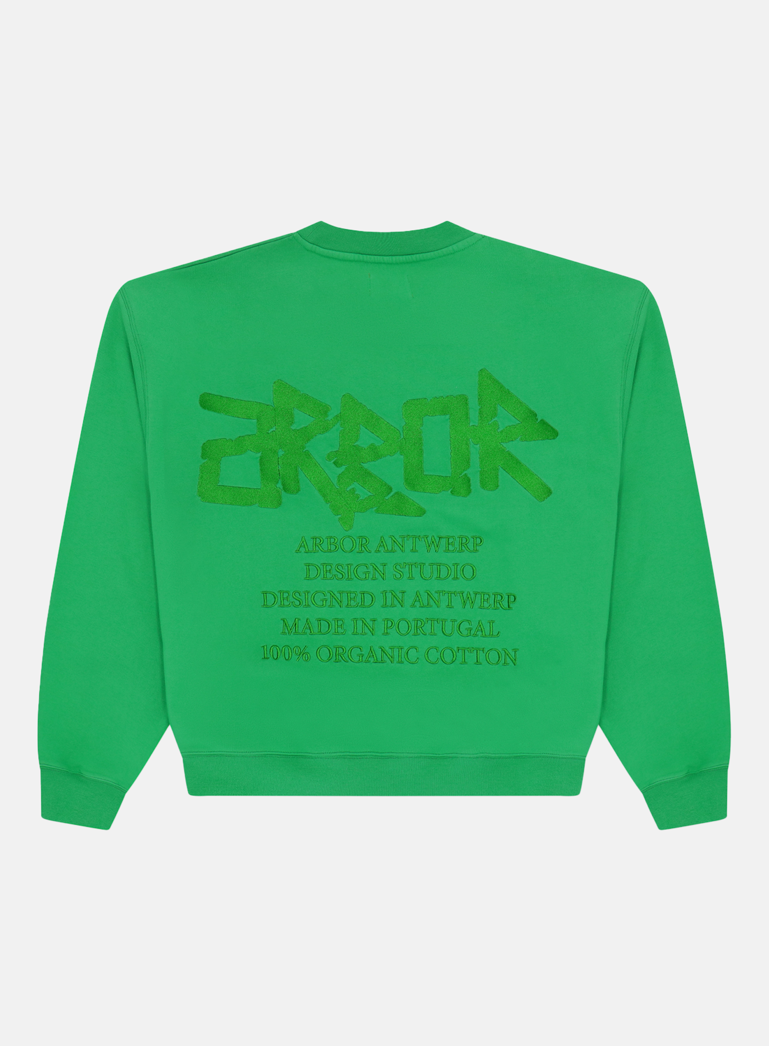 Green Metalic Crewneck
