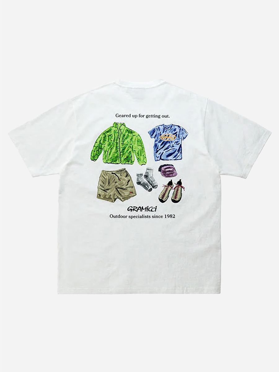 Geared Up Tee White