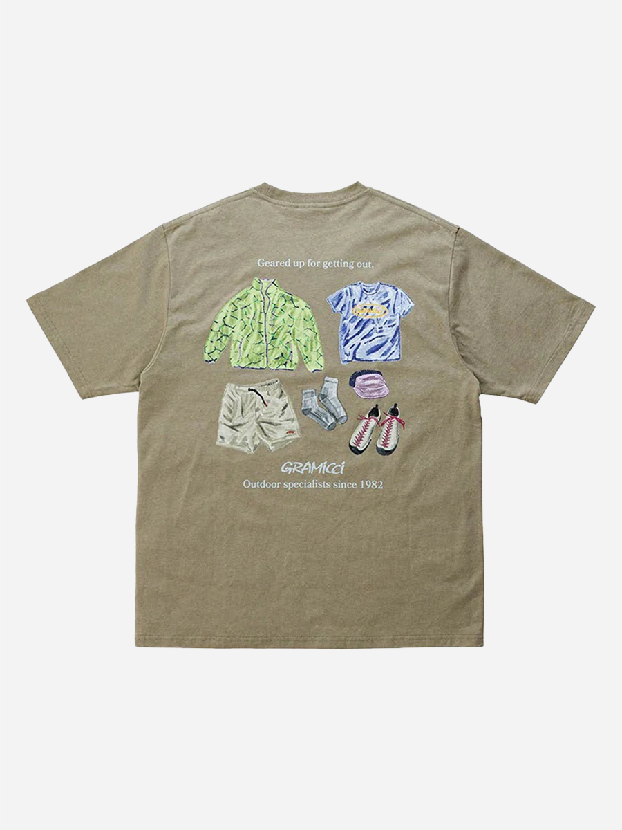 Geared Up Tee Khaki
