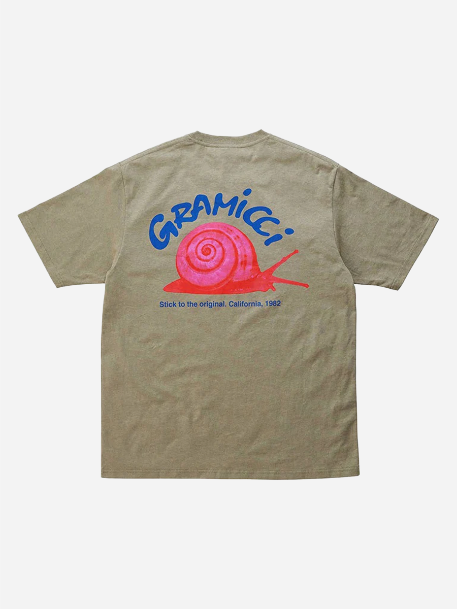 Snail Tee Khaki