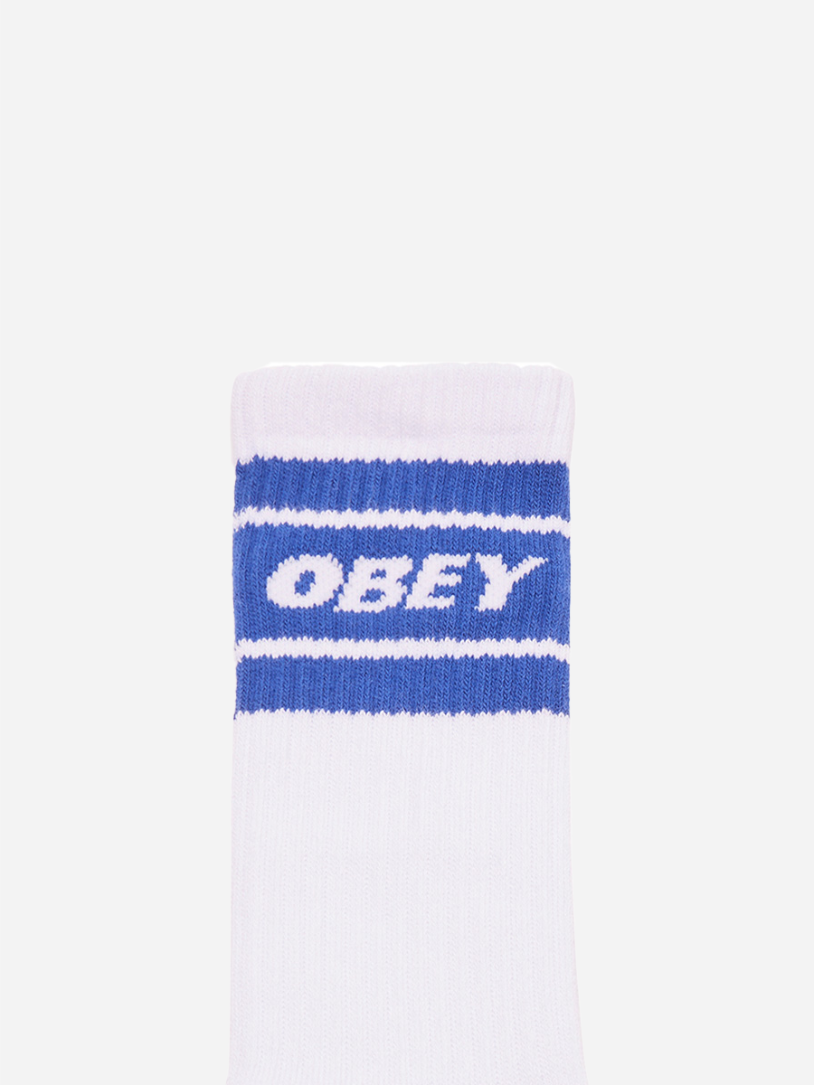 Cooper II Socks White/Surf Blue