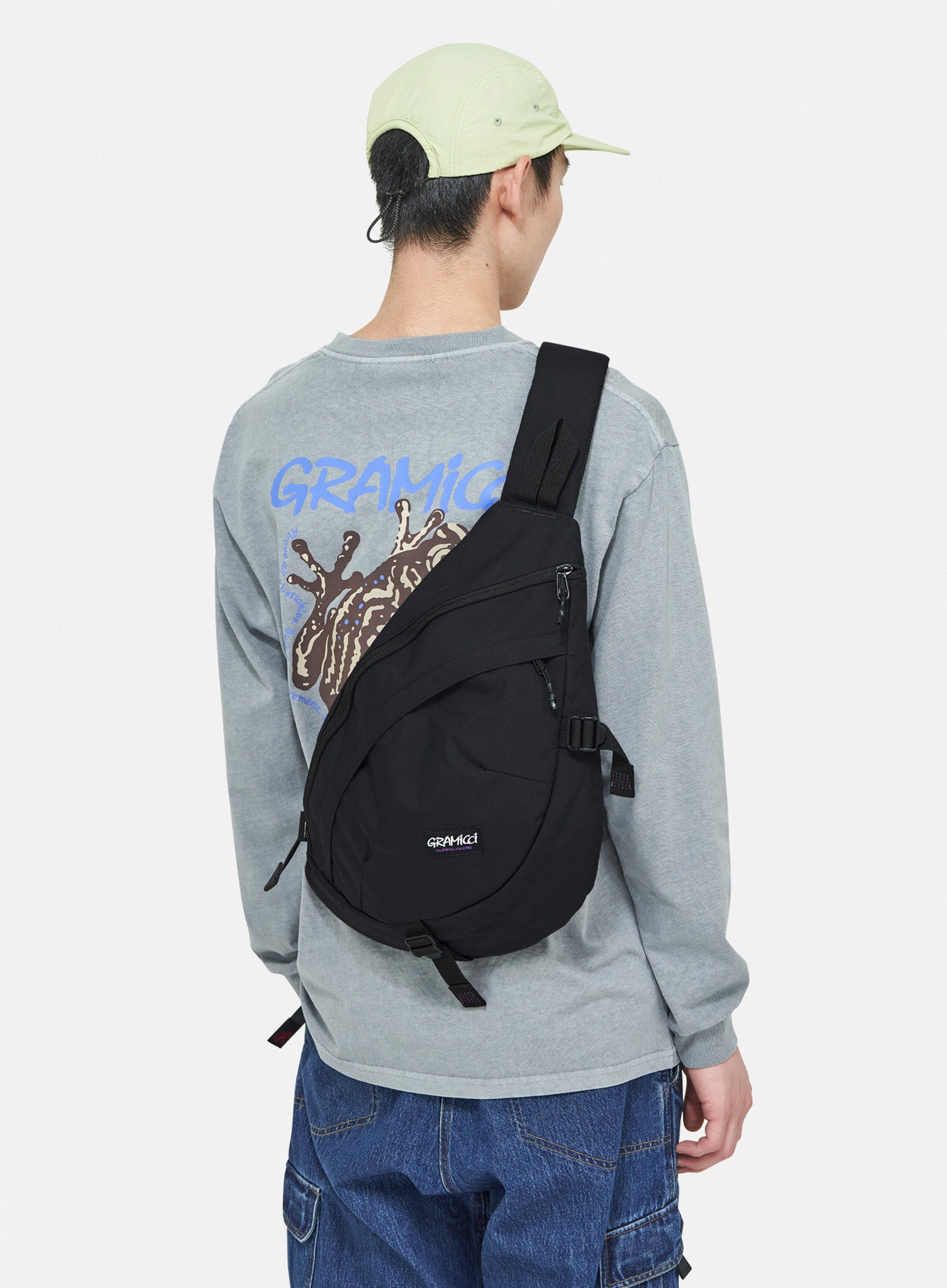 Gramicci Cordura Sling Bag Black - Hympala Store 