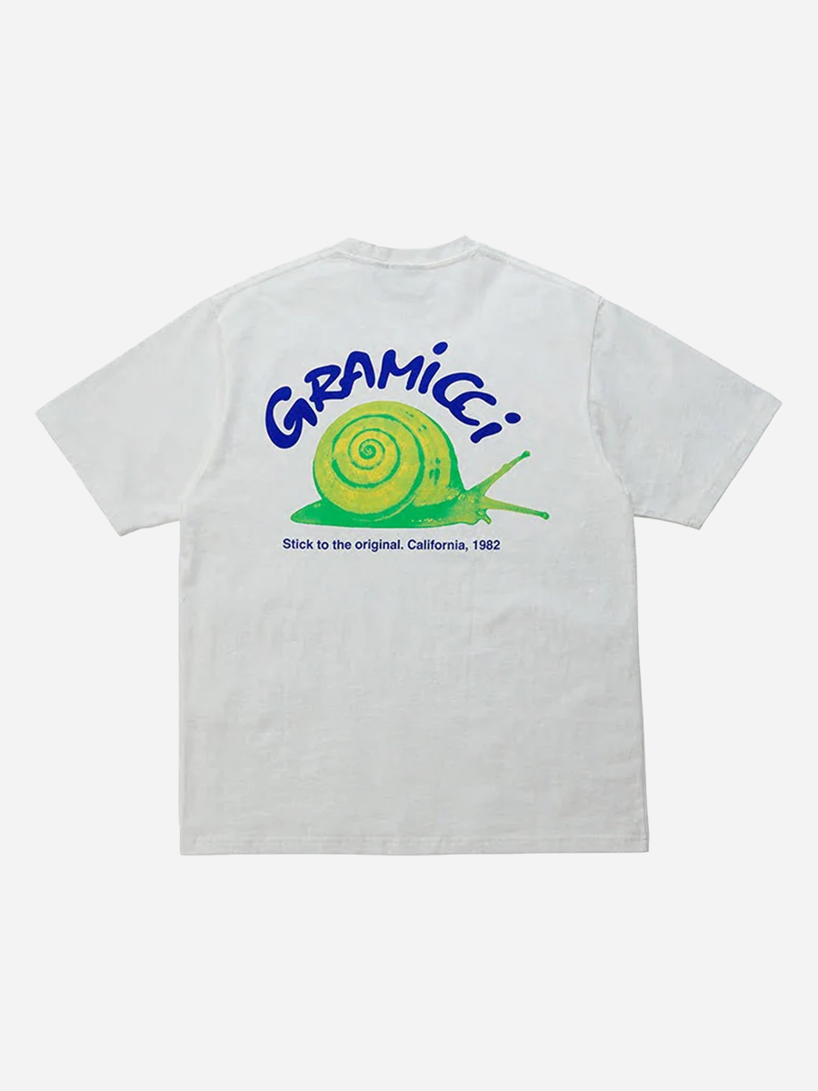 Snail Tee White