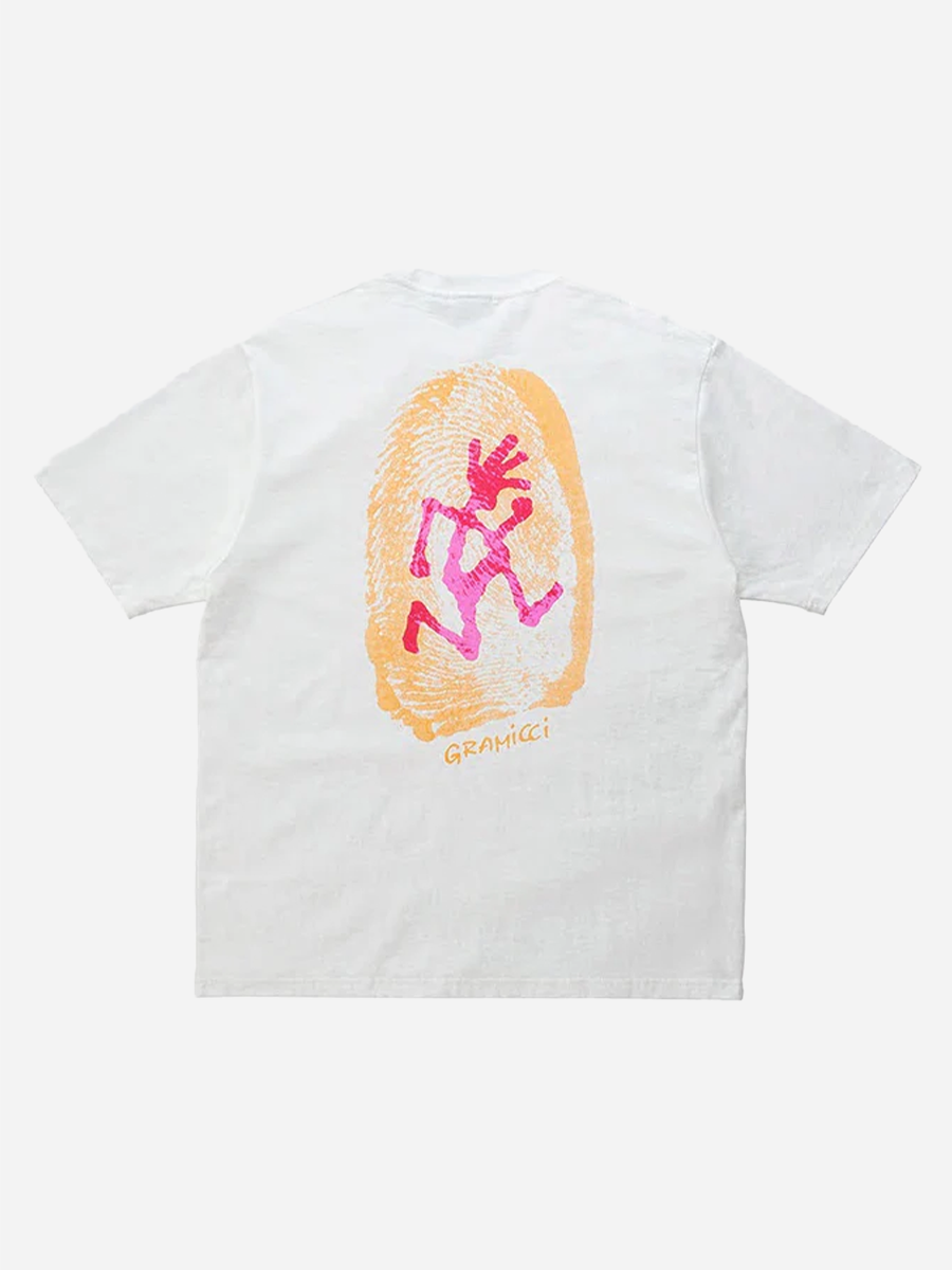 Thumbprint Tee White