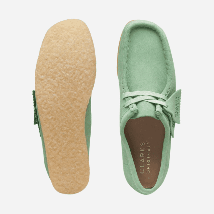 Wallabee Suede Pine Green