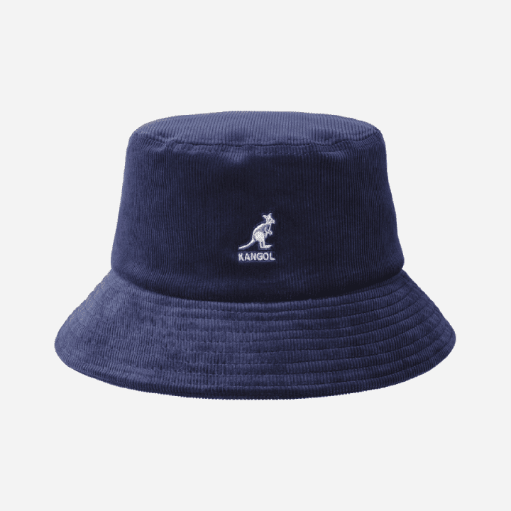 Corduroy Bucket Hat Navy - Hympala Store