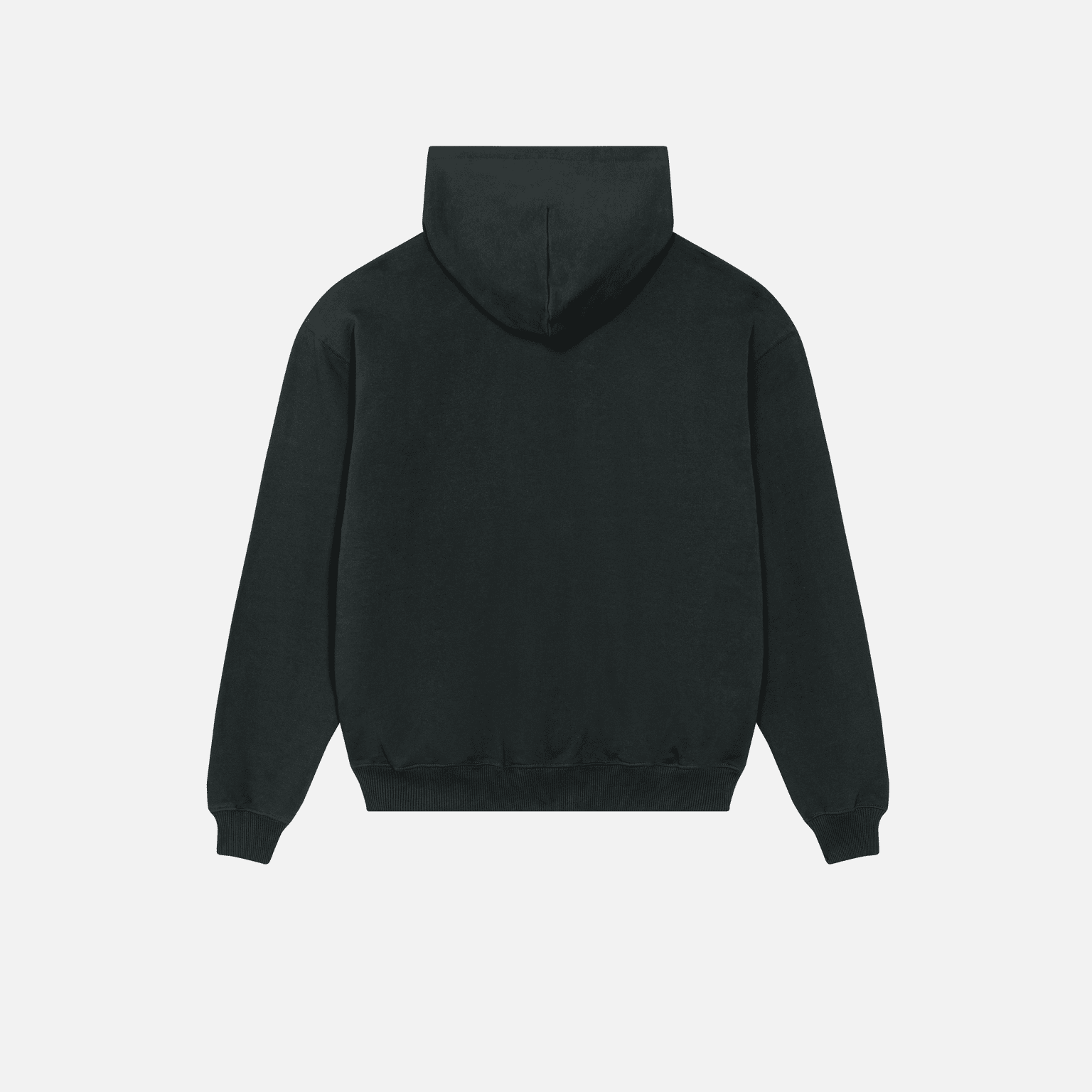 Embroidered Small Logo Hoodie Black