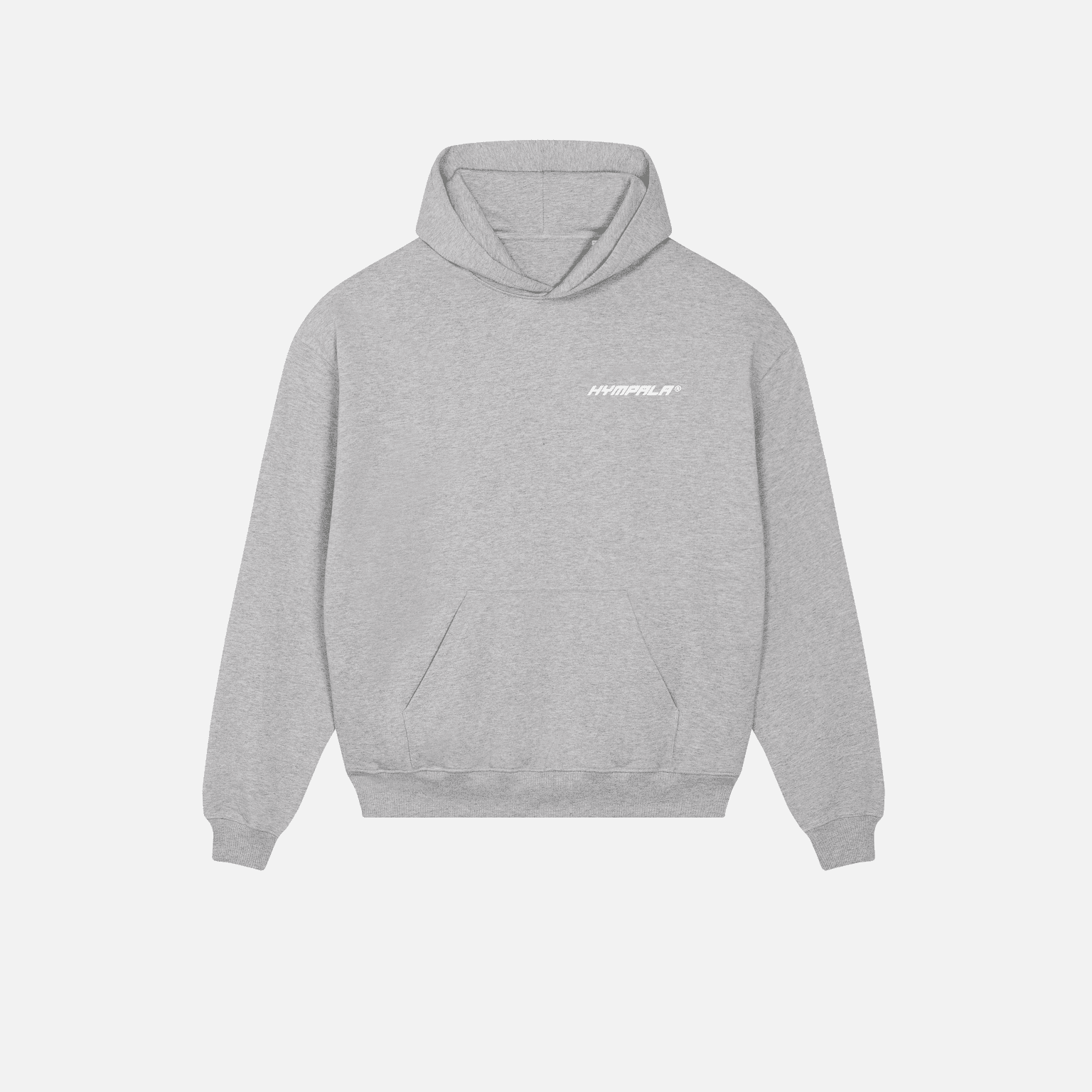 Embroidered Small Logo Hoodie Grey