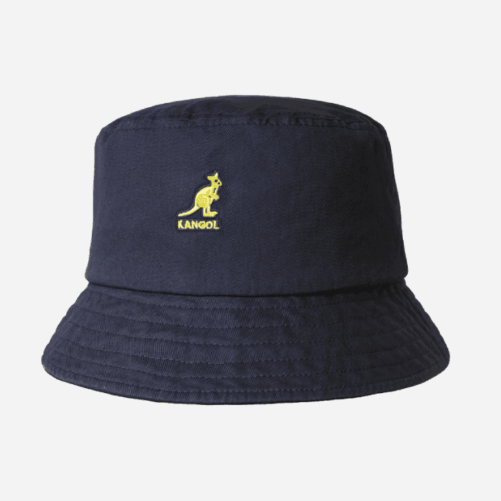 Washed Bucket Hat Navy - Hympala Store
